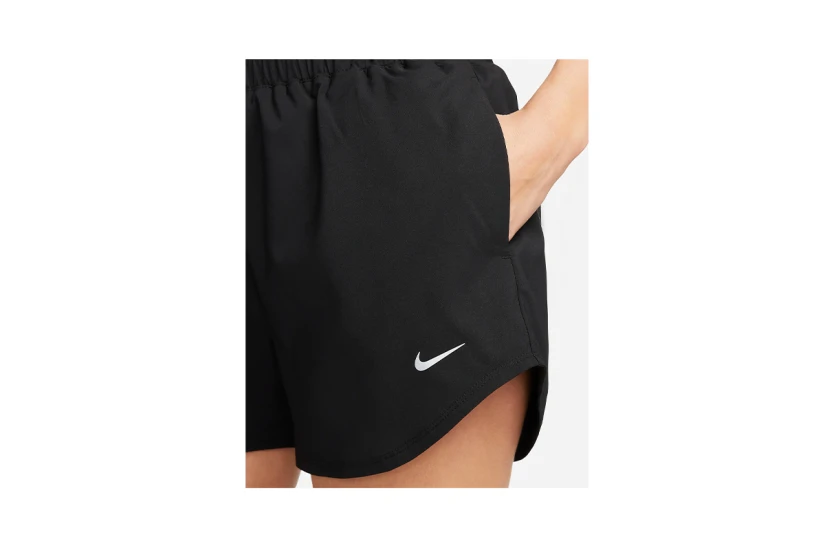 Nike One Dri-FIT Γυναικείο Αθλητικό Ψηλόμεσο Σορτς με Εσωτερική Επένδυση Μαύρο