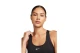 Nike Swoosh Light Support Dri-FIT Γυναικείο Μπουστάκι Μαύρο