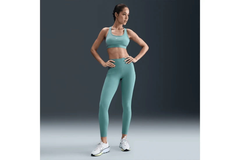 Nike Swoosh Light Support Dri-FIT Γυναικείο Μπουστάκι Φυστικί