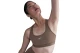 Nike Swoosh Light Support Dri-FIT Γυναικείο Μπουστάκι Καφέ