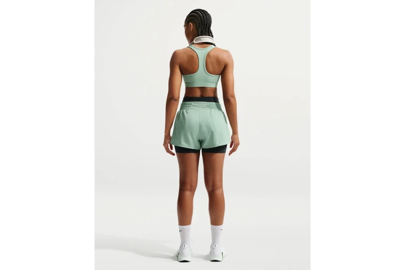 Nike Swoosh Sports Γυναικείο Αθλητικό Μπουστάκι Φυστικί