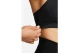 Nike Dri-FIT Swoosh Medium Support Γυναικείο Μπουστάκι Μαύρο