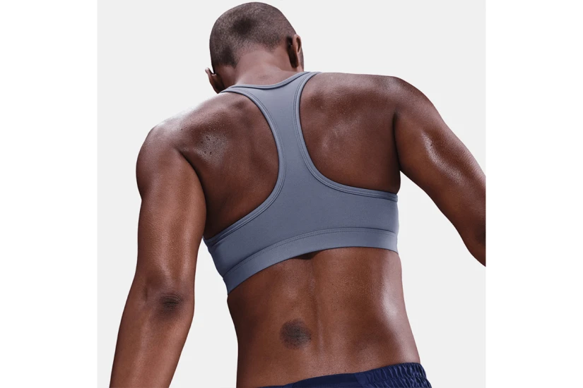 Nike Dri-FIT Swoosh Medium Support Γυναικείο Μπουστάκι Λιλά