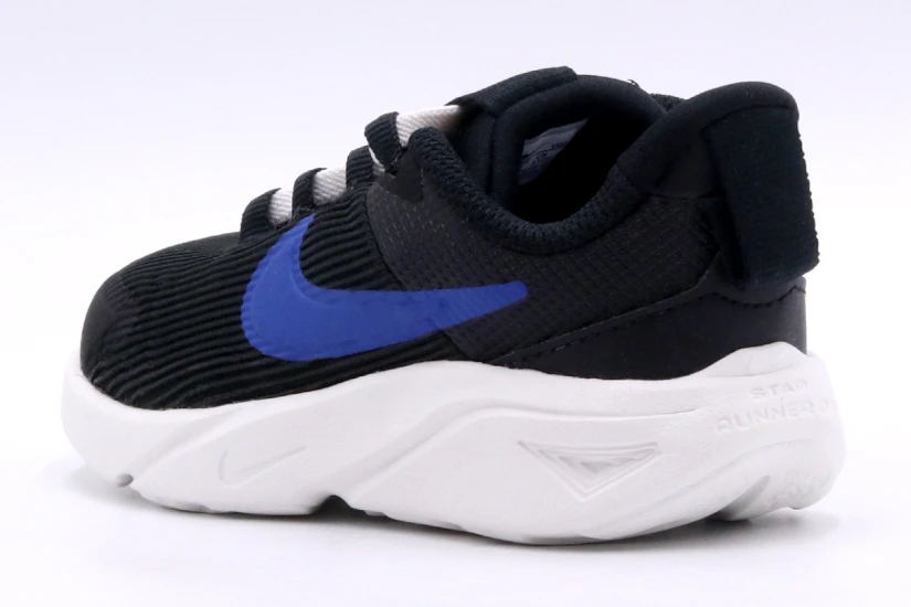 Nike Star Runner 4 Βρεφικά Παπούτσια Μαύρα, Μπλε, Λευκά