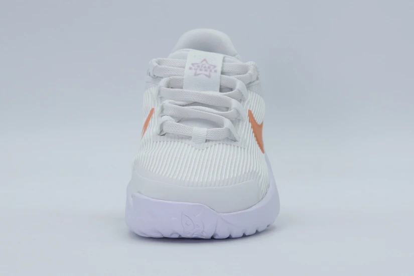 Nike Star Runner 4 Βρεφικά Αθλητικά Παπούτσια Εκρού, Πορτοκαλί, Λευκά
