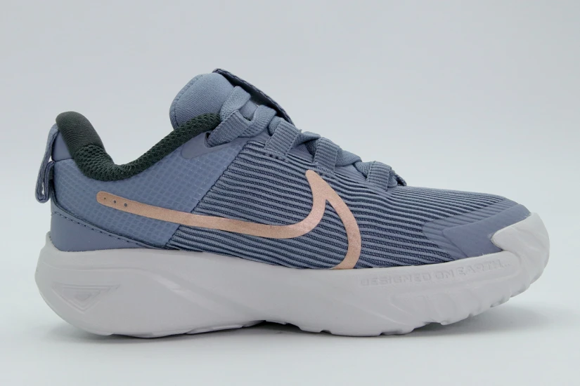 Nike Star Runner 4 Βρεφικά Παπούτσια Ραφ, Μπρονζέ, Λευκά