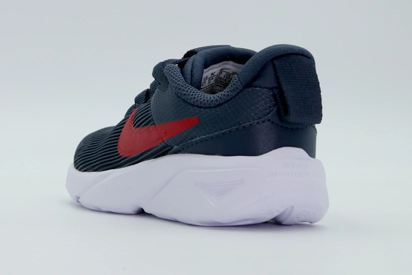 Nike Star Runner 4 Βρεφικά Παπούτσια Μπλε Σκούρα, Κόκκινα, Λευκά