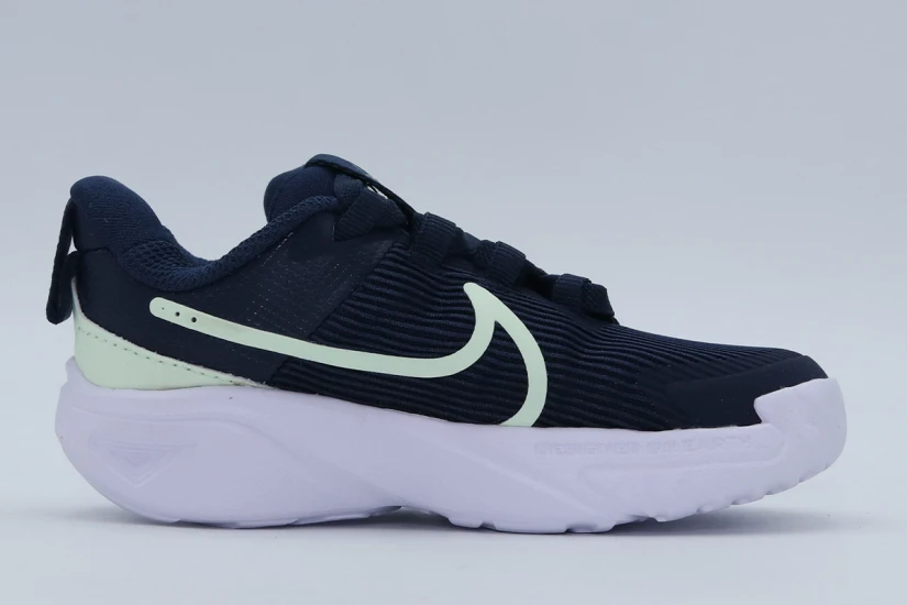 Nike Star Runner 4 Βρεφικά Παπούτσια Μπλε Σκούρο, Βεραμάν, Λευκά