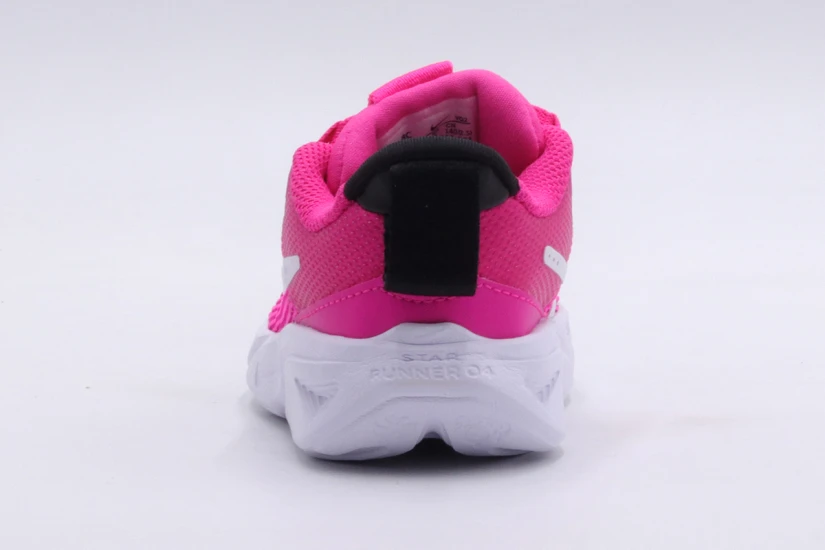 Nike Star Runner 4 Βρεφικά Παπούτσια Φούξια, Λευκά