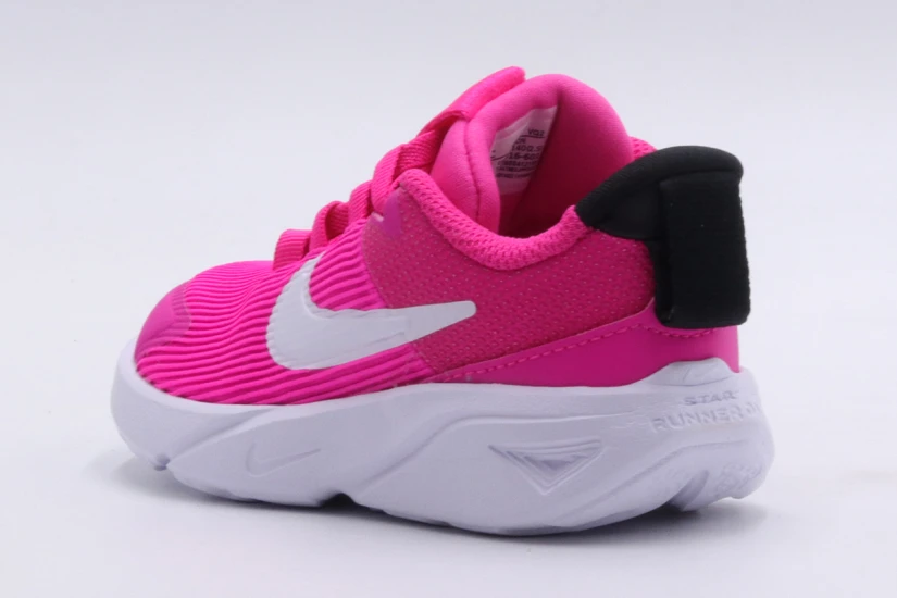 Nike Star Runner 4 Βρεφικά Παπούτσια Φούξια, Λευκά