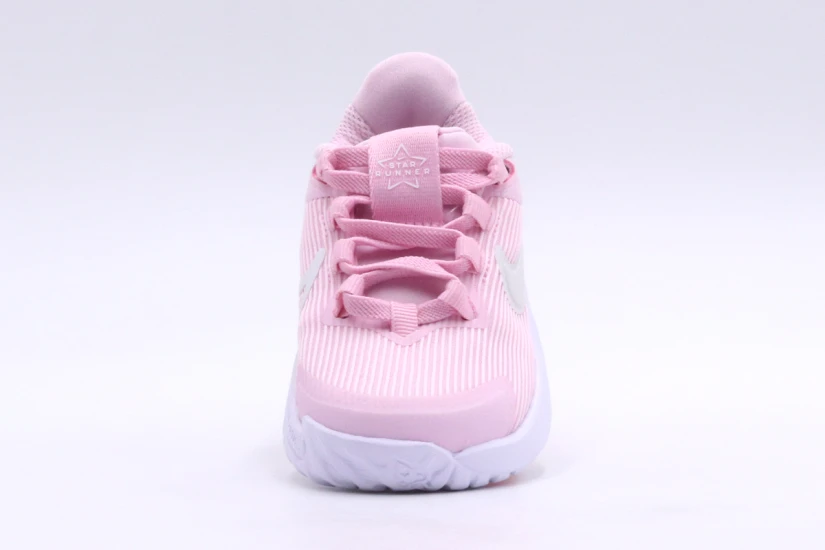 Nike Star Runner 4 Βρεφικά Παπούτσια Ροζ, Λευκά