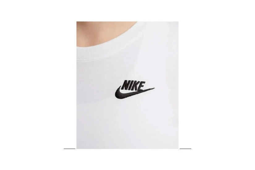 Nike Sportswear Club Essentials Γυναικείο Κοντομάνικο T-Shirt Λευκό