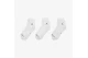 Jordan Everyday Ankle Κοντές Kάλτσες Λευκές 3 Ζευγάρια