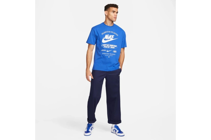 Nike Sportswear Ανδρικό Κοντομάνικο T-Shirt Ρουά, Λευκό