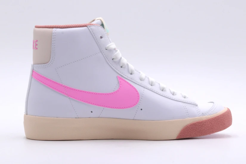 Nike Blazer Mid 77 Παιδικά Sneakers Λευκά, Ροζ
