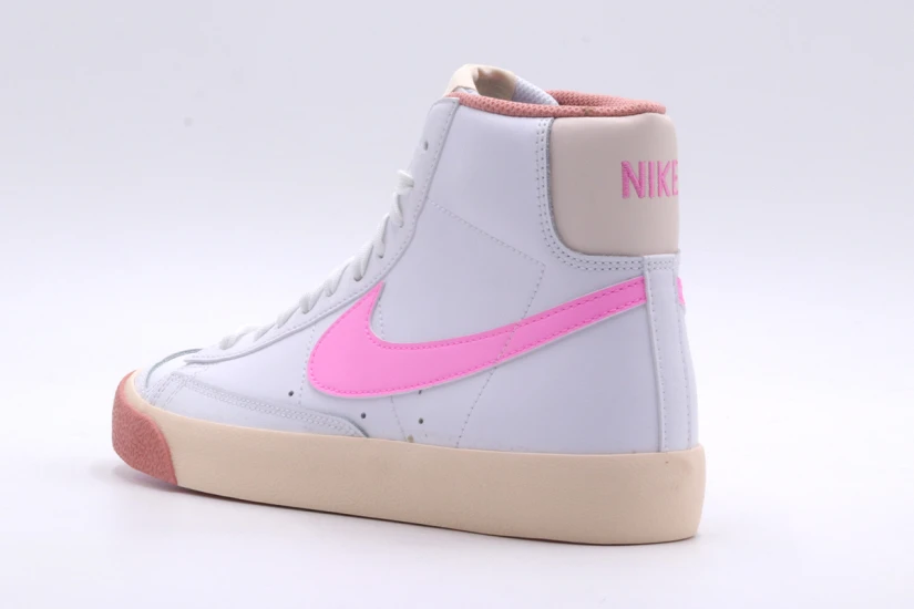 Nike Blazer Mid 77 Παιδικά Sneakers Λευκά, Ροζ
