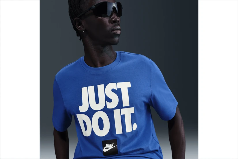 Nike Sportswear Just Do It Ανδρικό Κοντομάνικο T-Shirt Ρουά, Λευκό