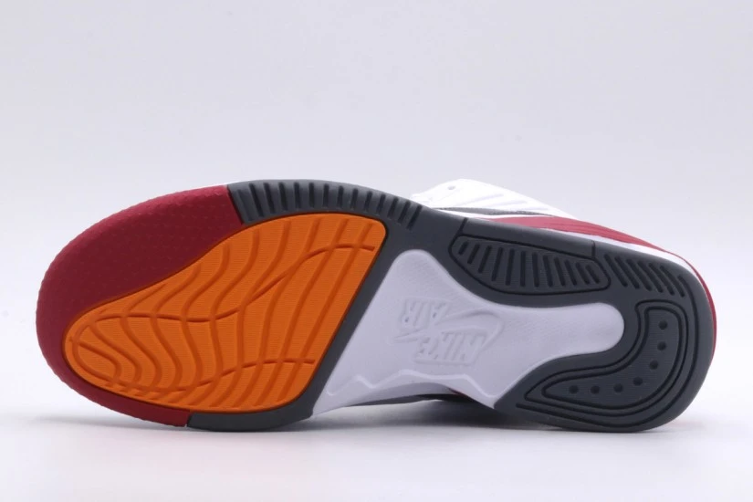 Jordan Max Aura 5 Ανδρικά Sneakers Λευκά, Κόκκινα, Μαύρα