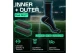 Lux Sports Soccer Grip Unisex Ποδοσφαιρικές Ψηλές Kάλτσες Λευκές, Γκρι