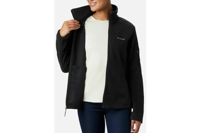 Columbia Fast Trek II Γυναικεία Fleece Ζακέτα Μαύρη
