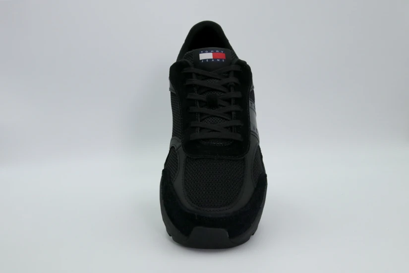 Tommy Jeans Technical Ανδρικά Runner Sneakers Μαύρα