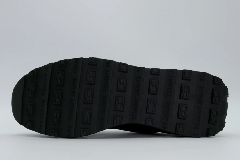 Tommy Jeans Technical Ανδρικά Runner Sneakers Μαύρα