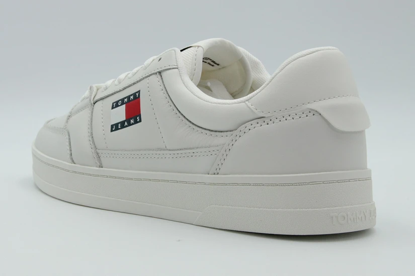 Tommy Jeans The Greenwich Essential Ανδρικά Sneakers Λευκά