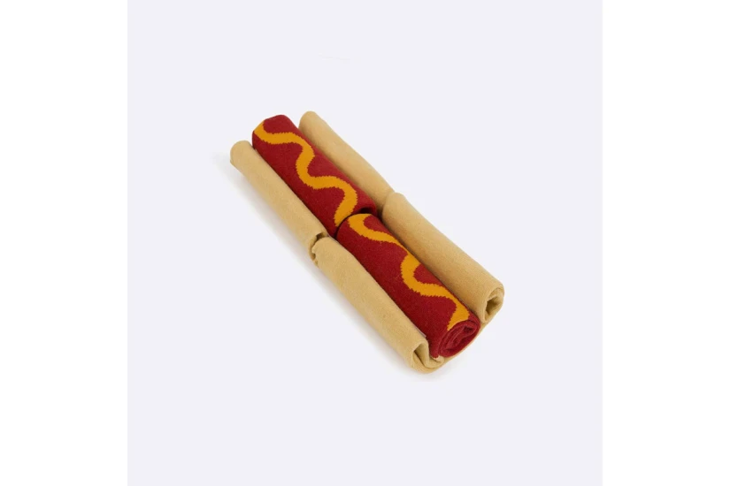 Eat My Socks Hot Dog Unisex Ψηλές Κάλτσες 1 Ζευγάρι 