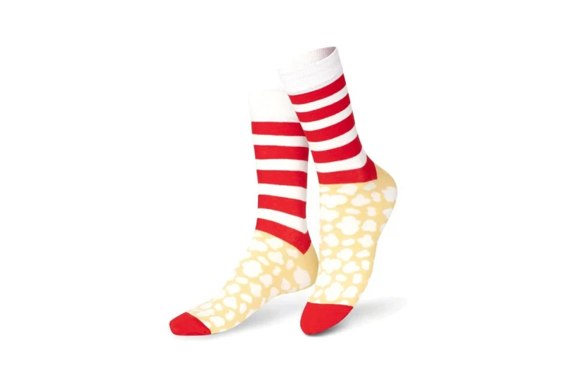 Eat My Socks Pop Corn Unisex Ψηλές Κάλτσες 1 Ζευγάρι