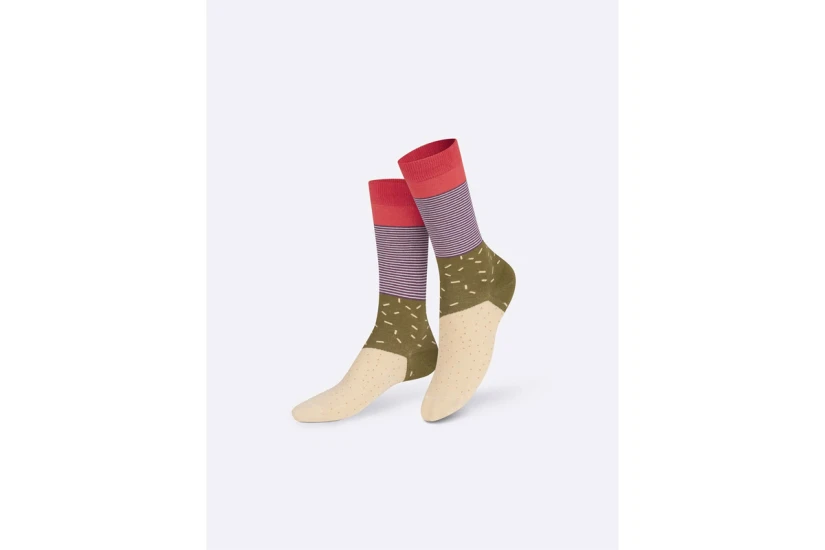 Eat My Socks Spicy Burrito Unisex Ψηλές Κάλτσες Πολύχρωμες 1 Ζευγάρι