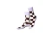 Eat My Socks Cola Unisex Ψηλές Κάλτσες Λευκές, Καφέ, Εκρού 1 Ζευγάρι
