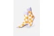 Eat My Socks Fanzy Unisex Ψηλές Κάλτσες Λευκές, Πορτοκαλί 1 Ζευγάρι