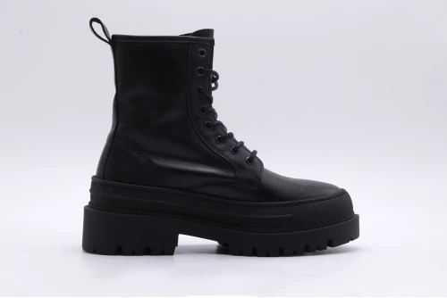 Tommy Jeans Tjw Foxing Lace Up Leather Boot Μποτάκια Μόδας (EN0EN02217 BDS)