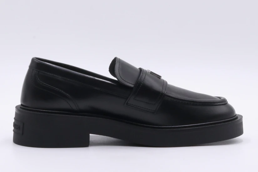 Tommy Jeans Γυναικεία Loafers Μαύρα