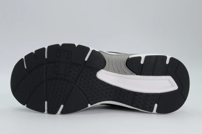 Tommy Jeans The Coney Γυναικεία Sneakers Μαύρα, Λευκά