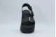 Tommy Jeans Wedge Γυναικεία Σανδάλια Μαύρα