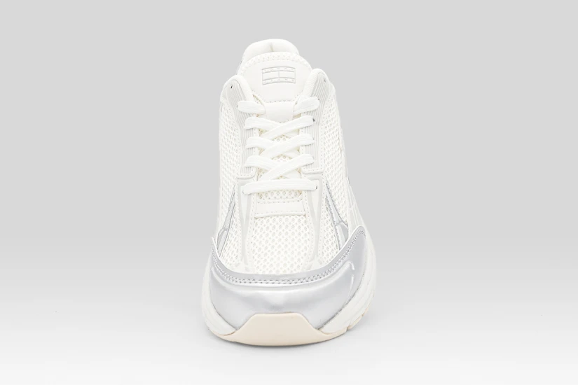 Tommy Jeans Archive 25 Γυναικεία Sneakers Λευκά, Ασημί