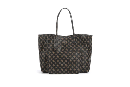 Guess Eco Victtoria Large 2 In 1 Τσάντα Tote (EPQ951429 BROWN)