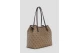 Guess Victtoria Logo 2 In 1 Γυναικεία Τσάντα Tote Μπεζ, Καφέ