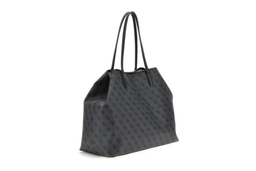 Guess Eco Victtoria Large 2 In 1 Τσάντα Tote (ESG951429 COAL LOGO)