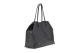 Guess Eco Victtoria Γυναικεία Shopper Τσάντα Ανθρακί, Μαύρο