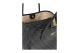 Guess Eco Victtoria Γυναικεία Shopper Τσάντα Ανθρακί, Μαύρο