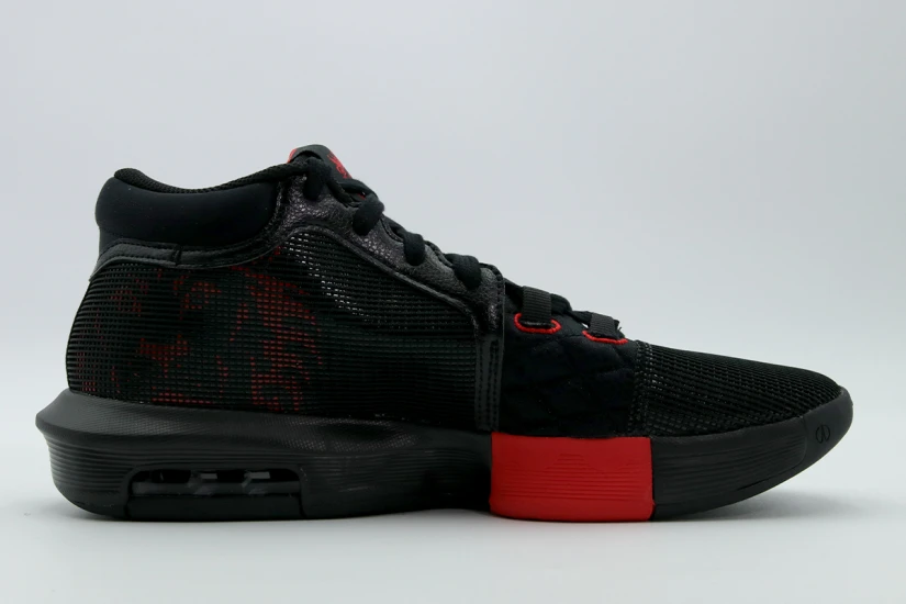 Nike LeBron Witness 8 Ανδρικά Μπασκετικά Παπούτσια Μαύρα, Κόκκινα