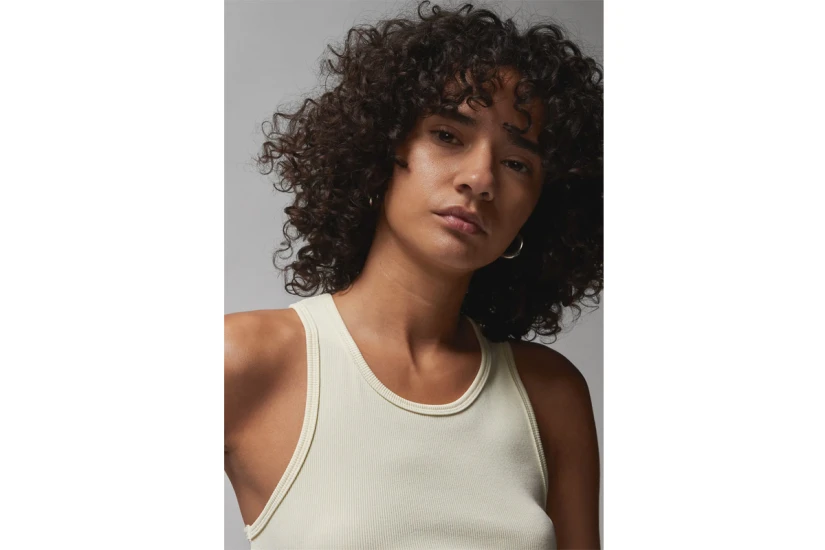 Jordan x Teyana Taylor Γυναικείο Αμάνικo Crop Top Εκρού
