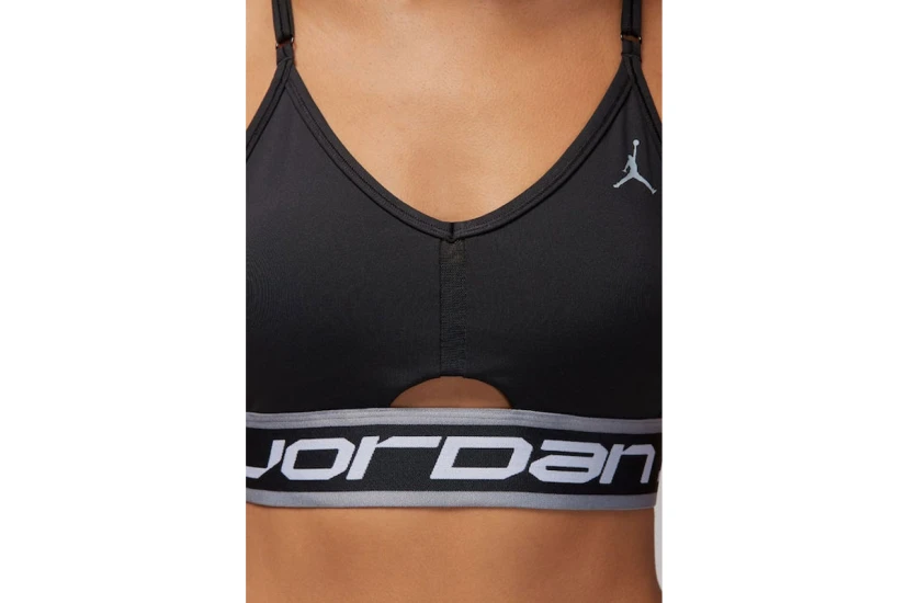 Jordan Indy Light Support Γυναικείο Αθλητικό Μπουστάκι Μαύρο
