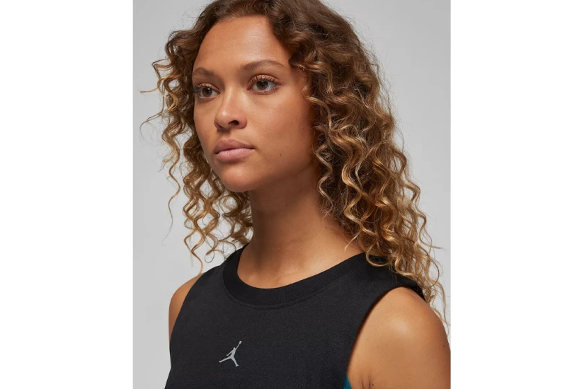 Jordan Sport Diamond Γυναικεία Αθλητική Αμάνικη Μπλούζα Μαύρη