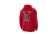 Nike NBA Chicago Bulls Ανδρικό Φούτερ με Κουκούλα Κόκκινο