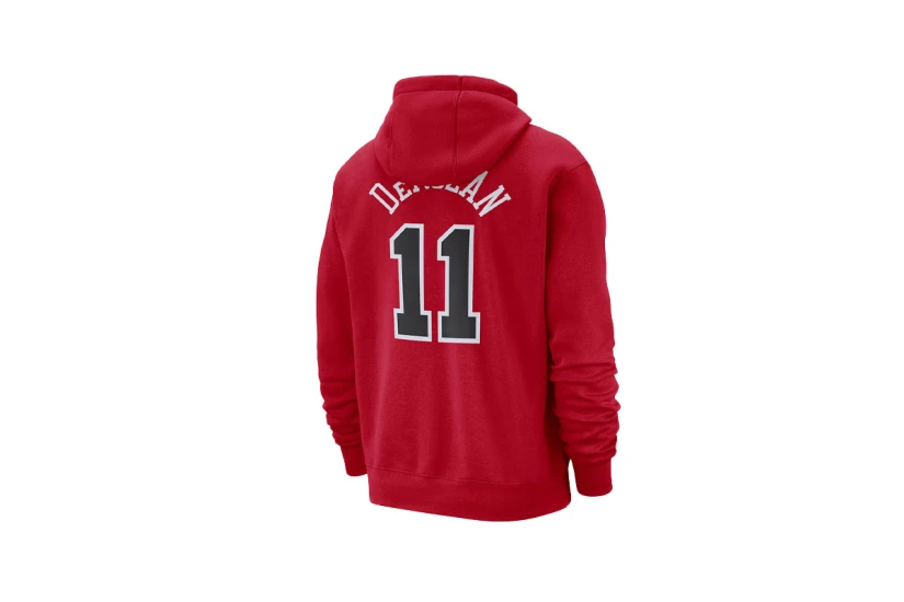 Nike NBA Chicago Bulls Ανδρικό Φούτερ με Κουκούλα Κόκκινο