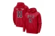 Nike NBA Chicago Bulls Ανδρικό Φούτερ με Κουκούλα Κόκκινο