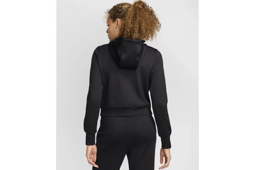 Nike Therma-Fit One Γυναικεία Ζακέτα με Κουκούλα Μαύρη